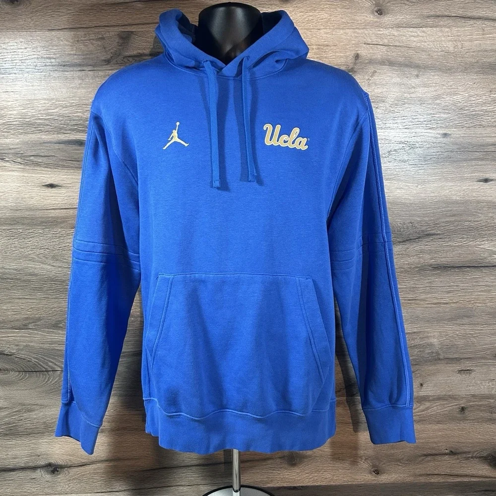 Jordan UCLA Bruins‎ Men's Blue Long Sleeve Hoodie Medium